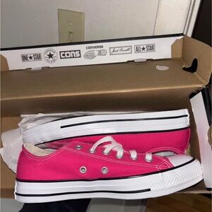 Converse All Star Pink Low Top Sneakers